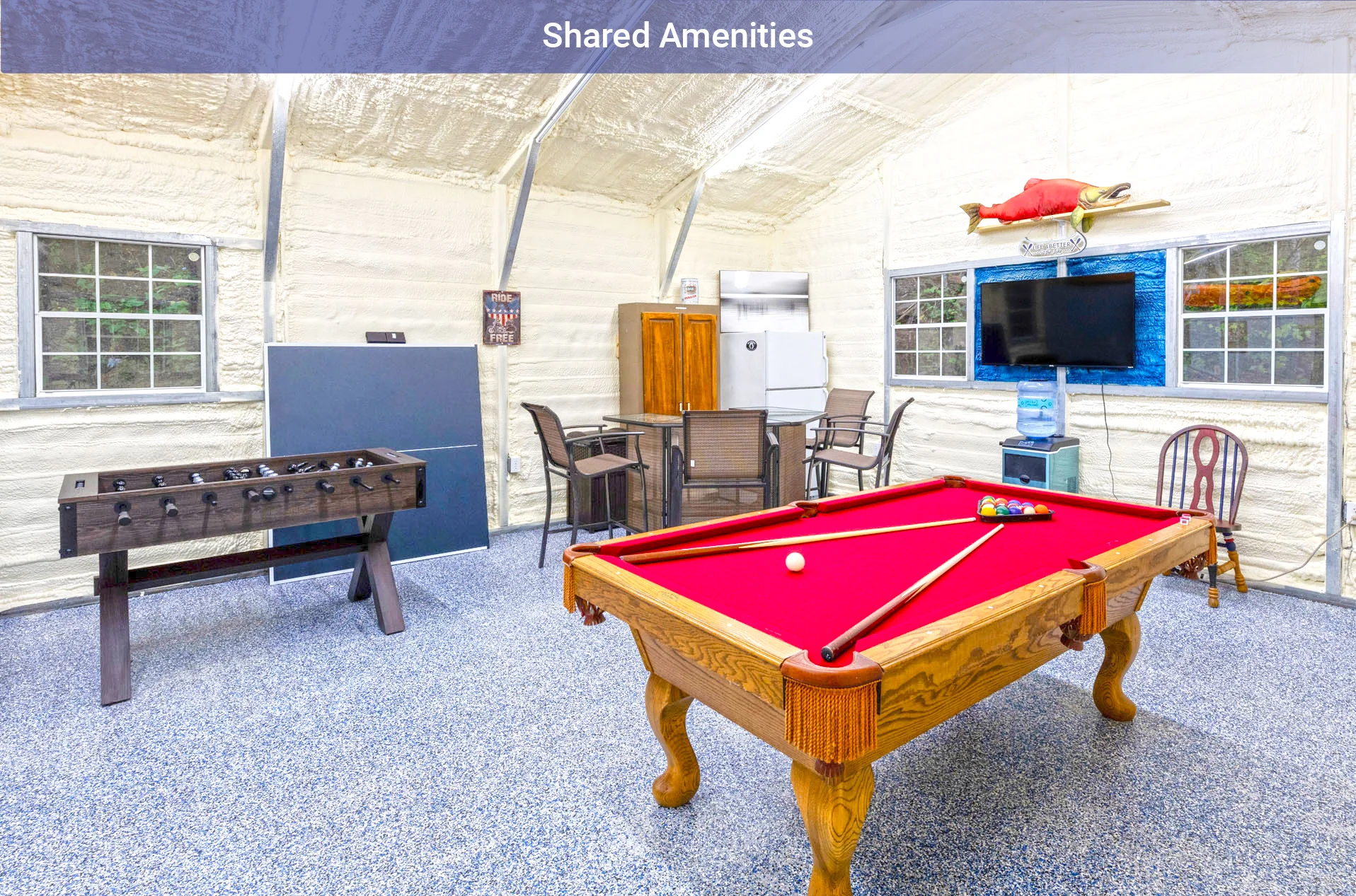 Chestnut Lodge air Hockey and Foosball- stayNantahala